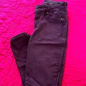 Maurices Colored Jeggings Size Small Regular - Purple